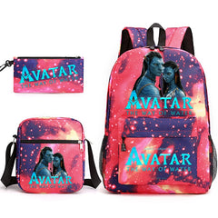 Avatar SchoolBag Backpack Shoulder Bag Book Pencil Bags 3pcs Set