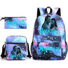 Avatar SchoolBag Backpack Shoulder Bag Book Pencil Bags 3pcs Set
