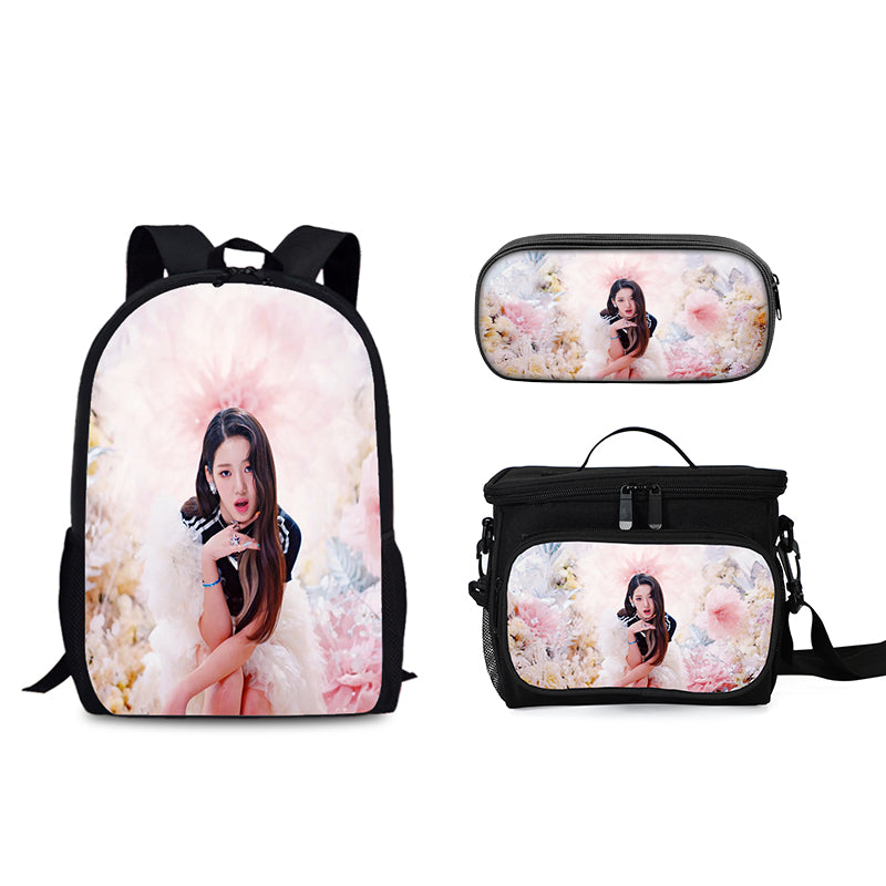 BABY MONSTER Schoolbag Backpack Lunch Tote Pencil Case 3pcs Set Gift for Kids Students