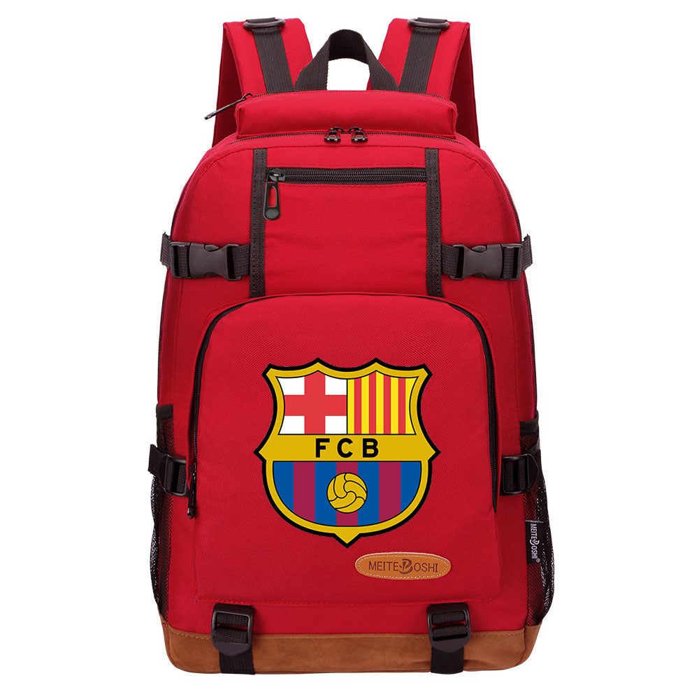 Barcelona Football Club School Bookbag Travel Backpack Bags