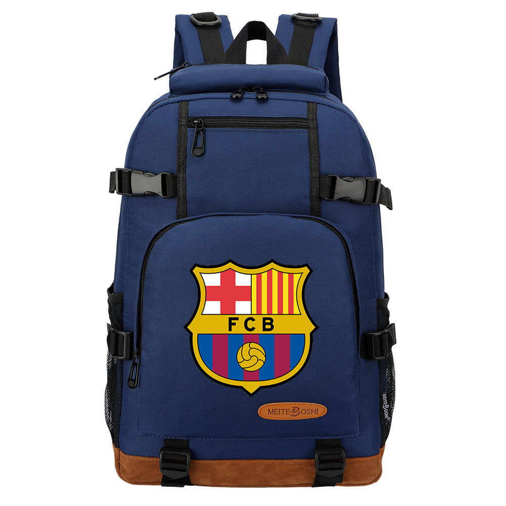 Barcelona Football Club School Bookbag Travel Backpack Bags