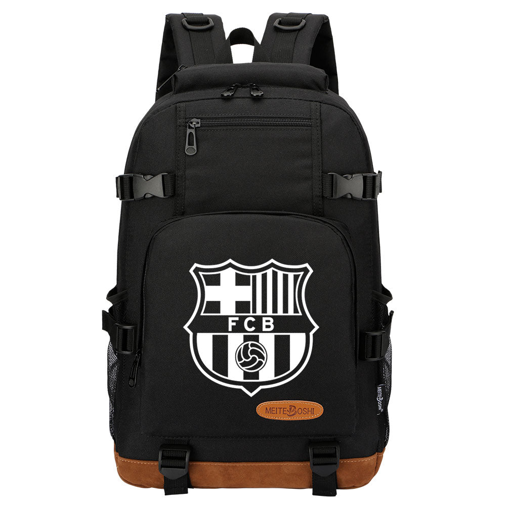 Barcelona Football Club School Bookbag Travel Backpack Bags