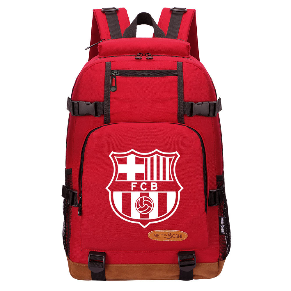 Barcelona Football Club School Bookbag Travel Backpack Bags