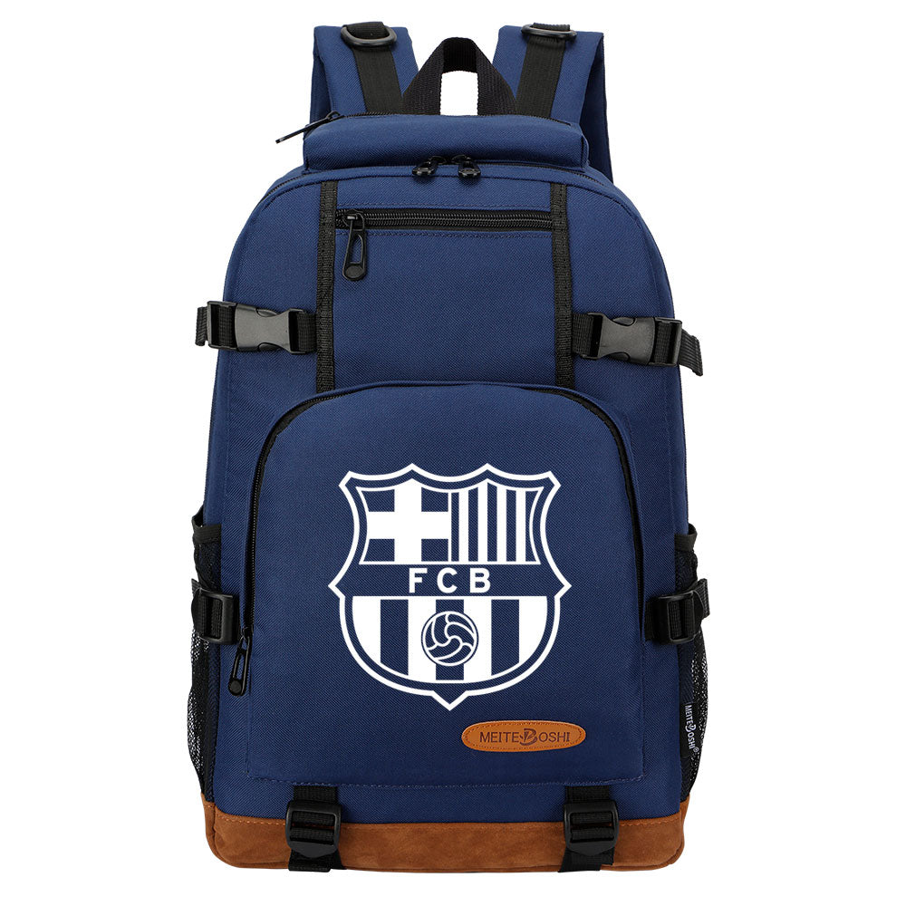 Barcelona Football Club School Bookbag Travel Backpack Bags