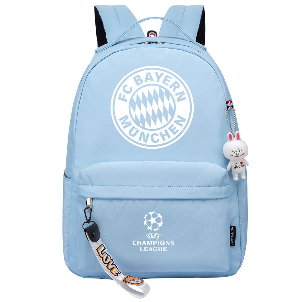Bayern Munich Football Club Backpack Shoolbag Notebook Bag Gifts for Kids Students