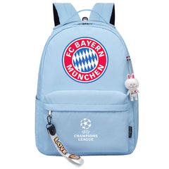 Bayern Munich Football Club Backpack Shoolbag Notebook Bag Gifts for Kids Students