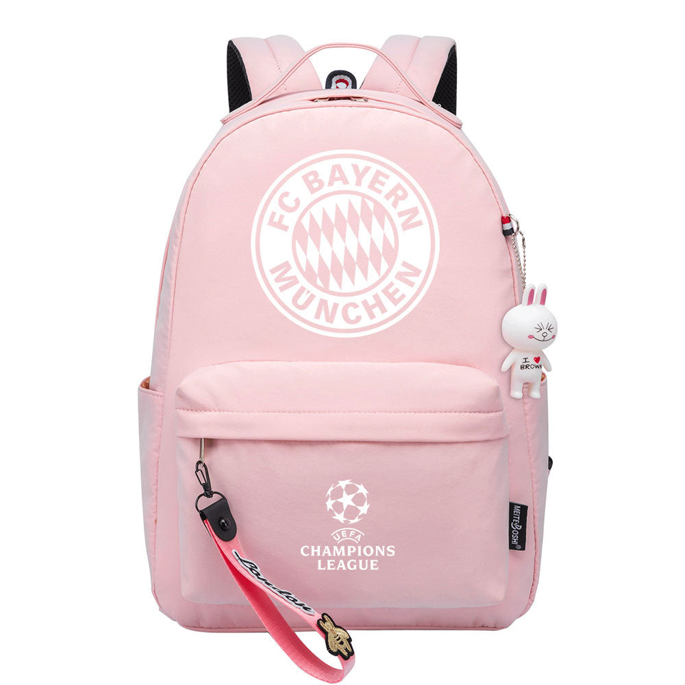Bayern Munich Football Club Backpack Shoolbag Notebook Bag Gifts for Kids Students