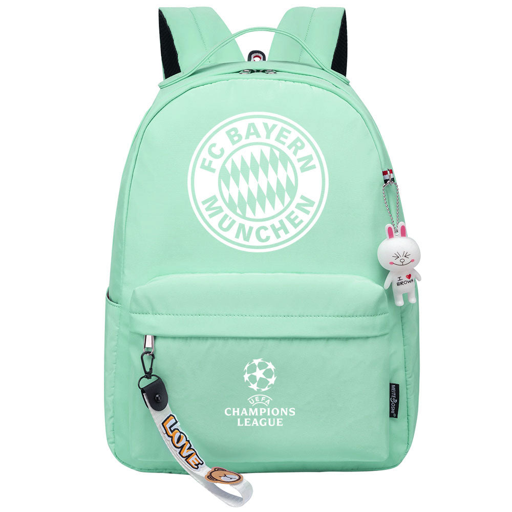 Bayern Munich Football Club Backpack Shoolbag Notebook Bag Gifts for Kids Students
