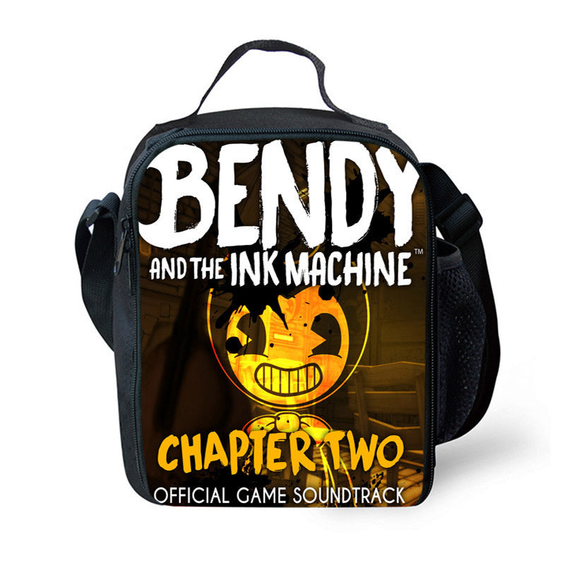 Bendy and Ink Machine  Lunch Box Bag Lunch Tote For Kids