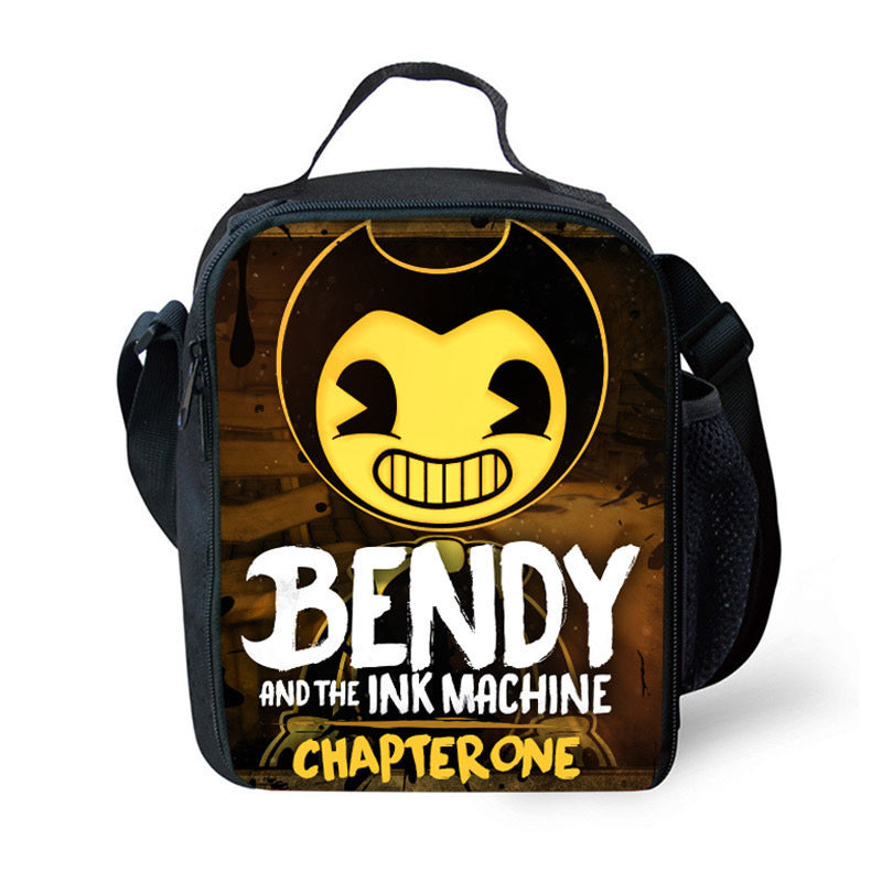 Bendy and Ink Machine  Lunch Box Bag Lunch Tote For Kids