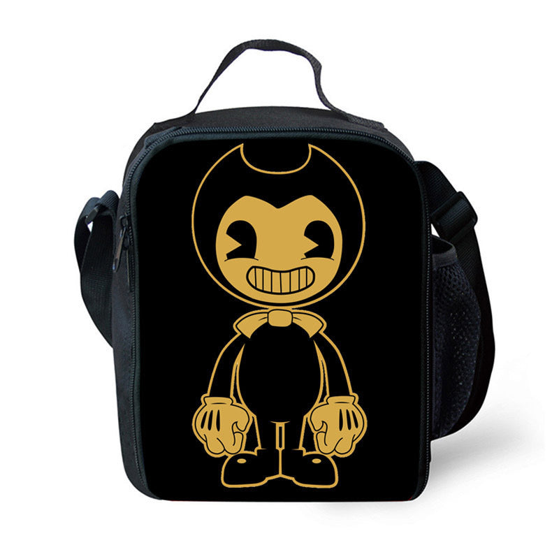 Bendy and Ink Machine  Lunch Box Bag Lunch Tote For Kids