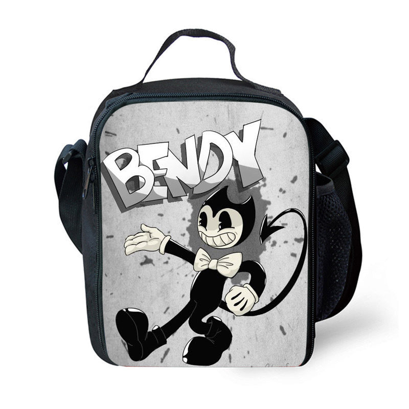 Bendy and Ink Machine  Lunch Box Bag Lunch Tote For Kids