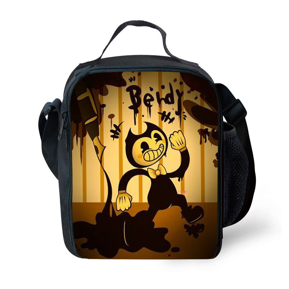 Bendy and Ink Machine  Lunch Box Bag Lunch Tote For Kids