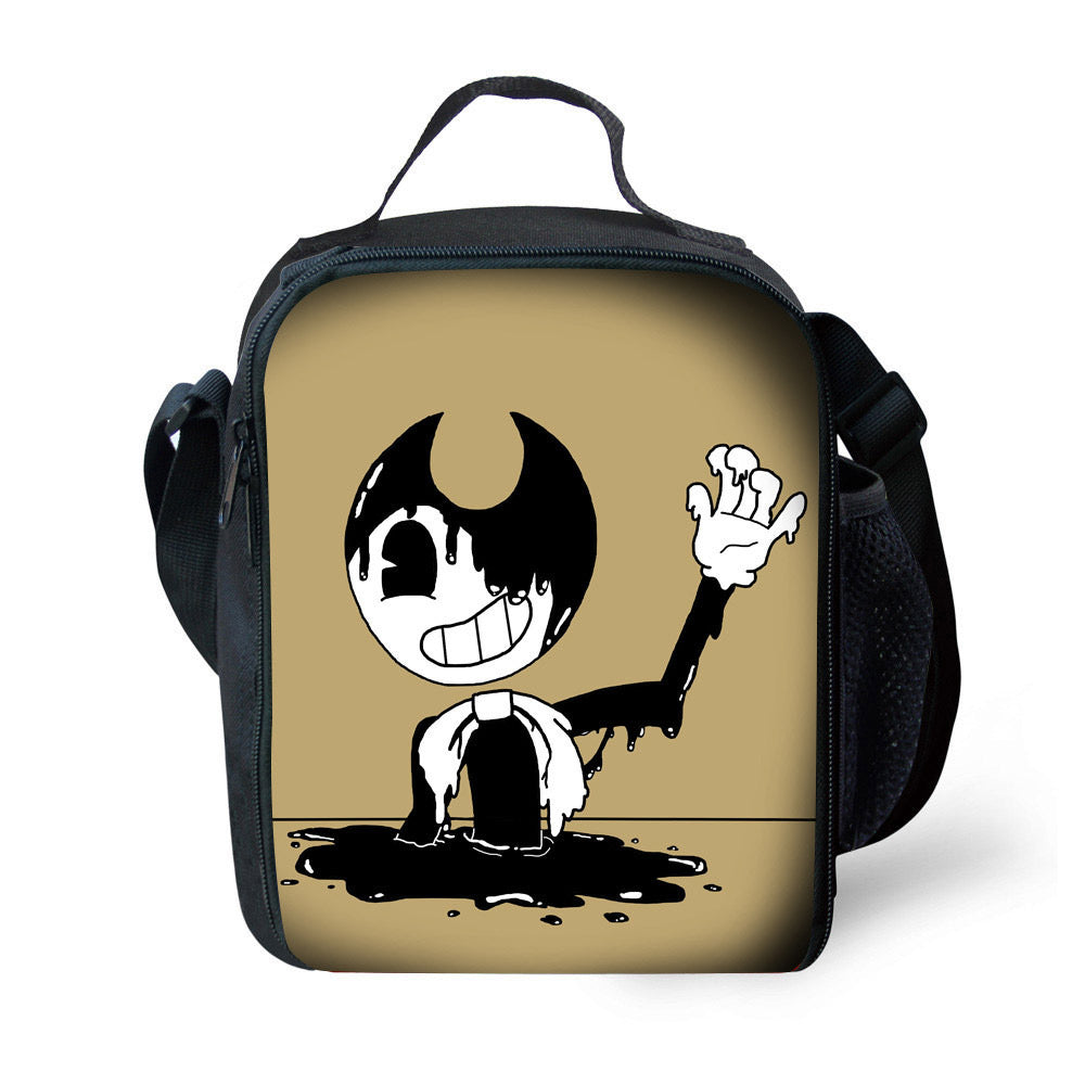 Bendy and Ink Machine  Lunch Box Bag Lunch Tote For Kids