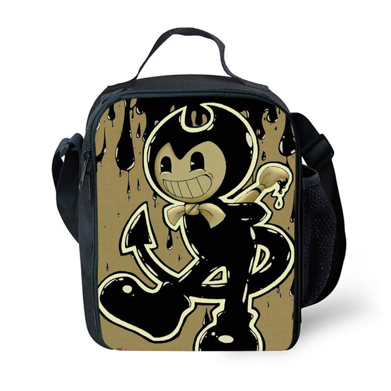 Bendy and Ink Machine  Lunch Box Bag Lunch Tote For Kids