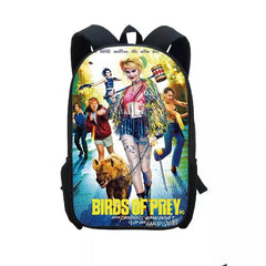 Birds of Prey Harley Quinn Backpack School Sports Bag