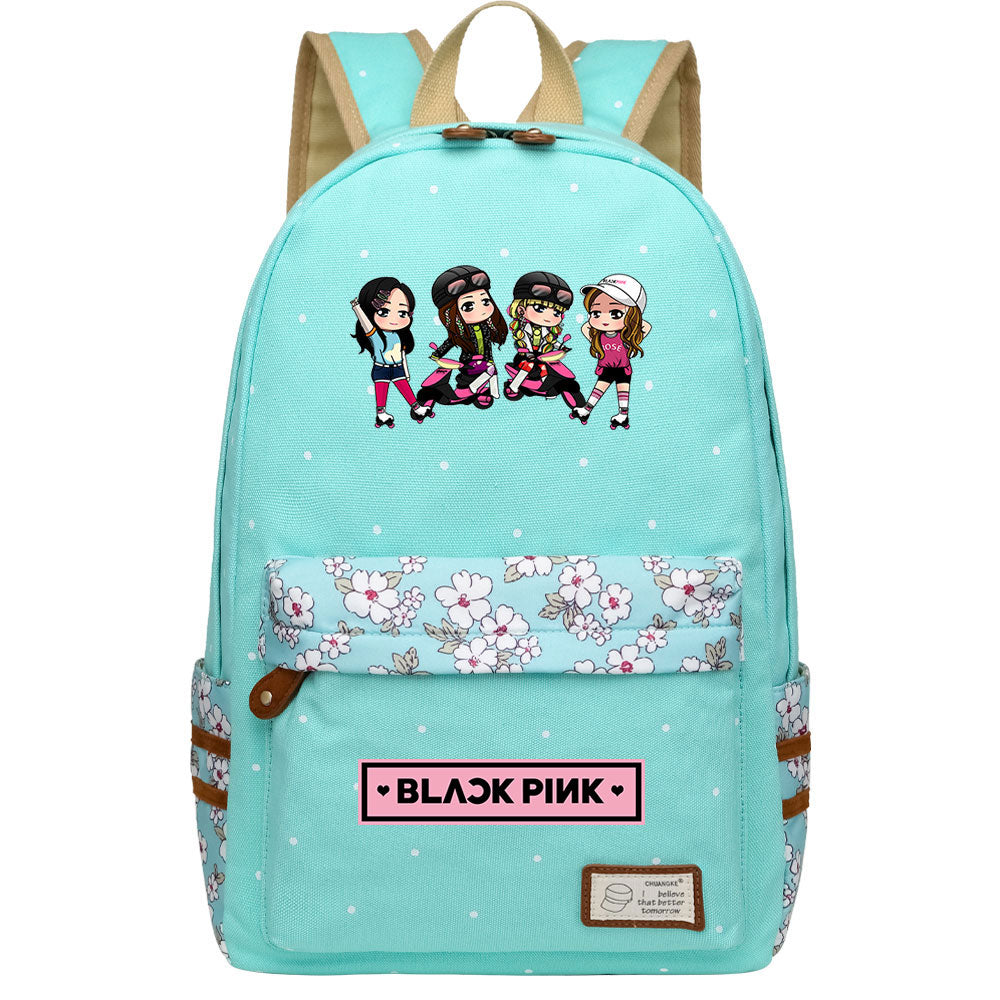 Blackpink Fashion Canvas Travel Backpack School Bag