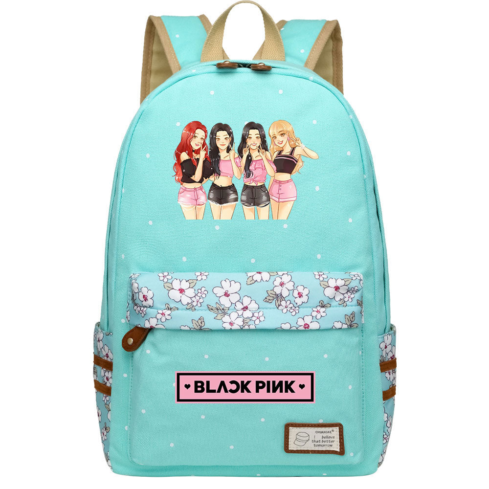 Blackpink Fashion Canvas Travel Backpack School Bag