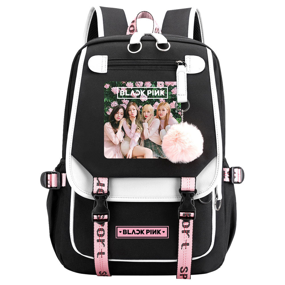 Blackpink Waterproof Backpack School Notebook Travel Bag