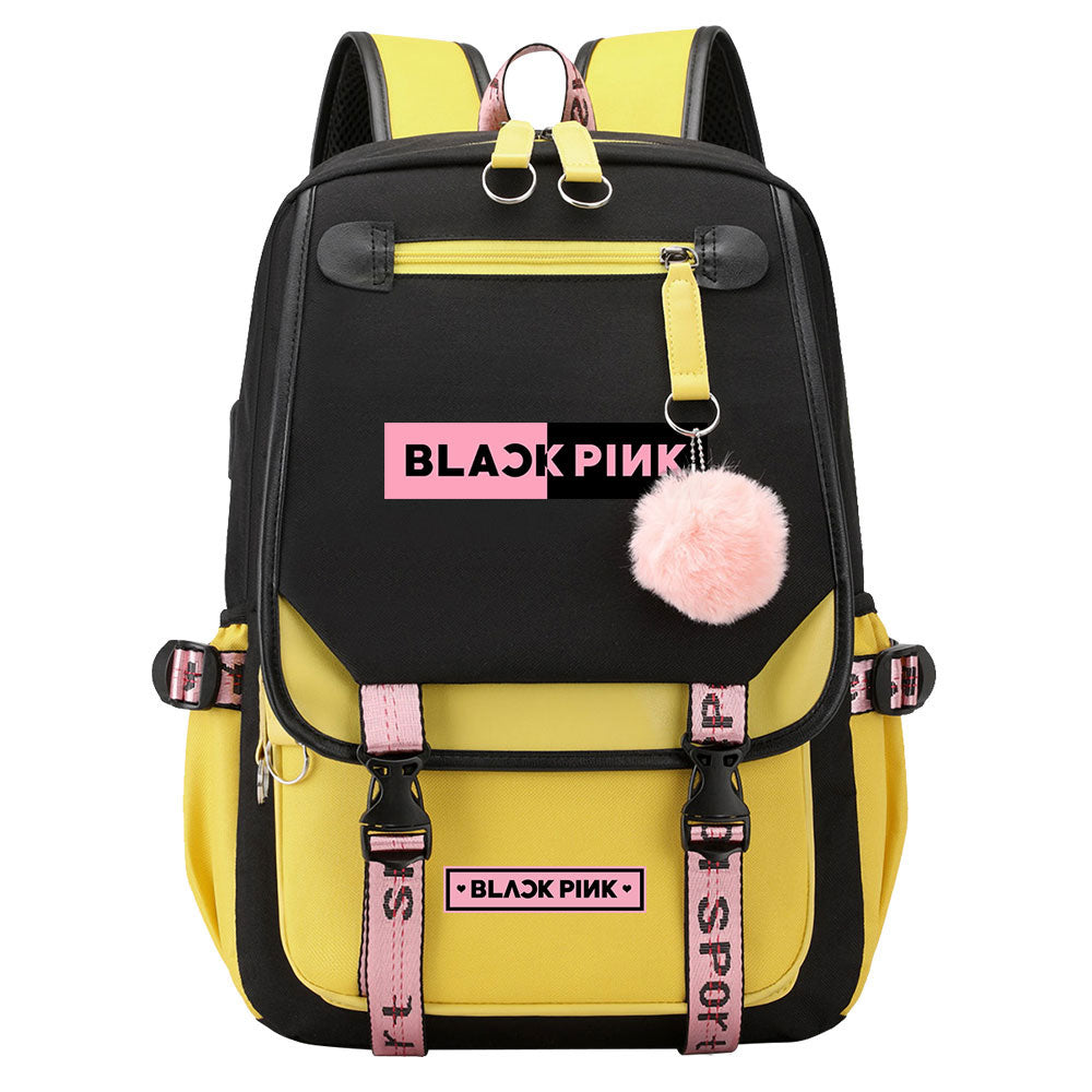 Blackpink Waterproof Backpack School Notebook Travel Bag