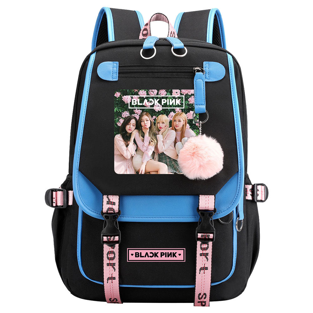 Blackpink Waterproof Backpack School Notebook Travel Bag