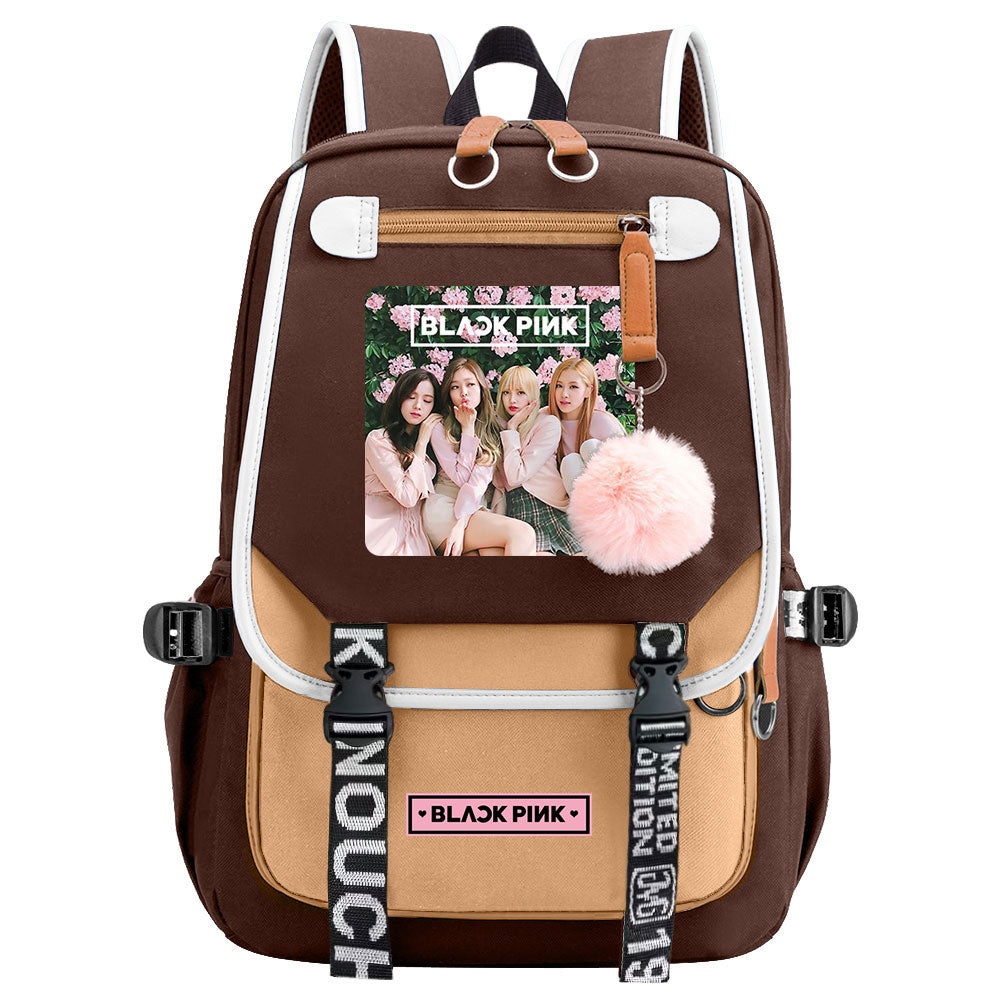 Blackpink Waterproof Backpack School Notebook Travel Bag