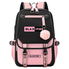 Blackpink Waterproof Backpack School Notebook Travel Bag