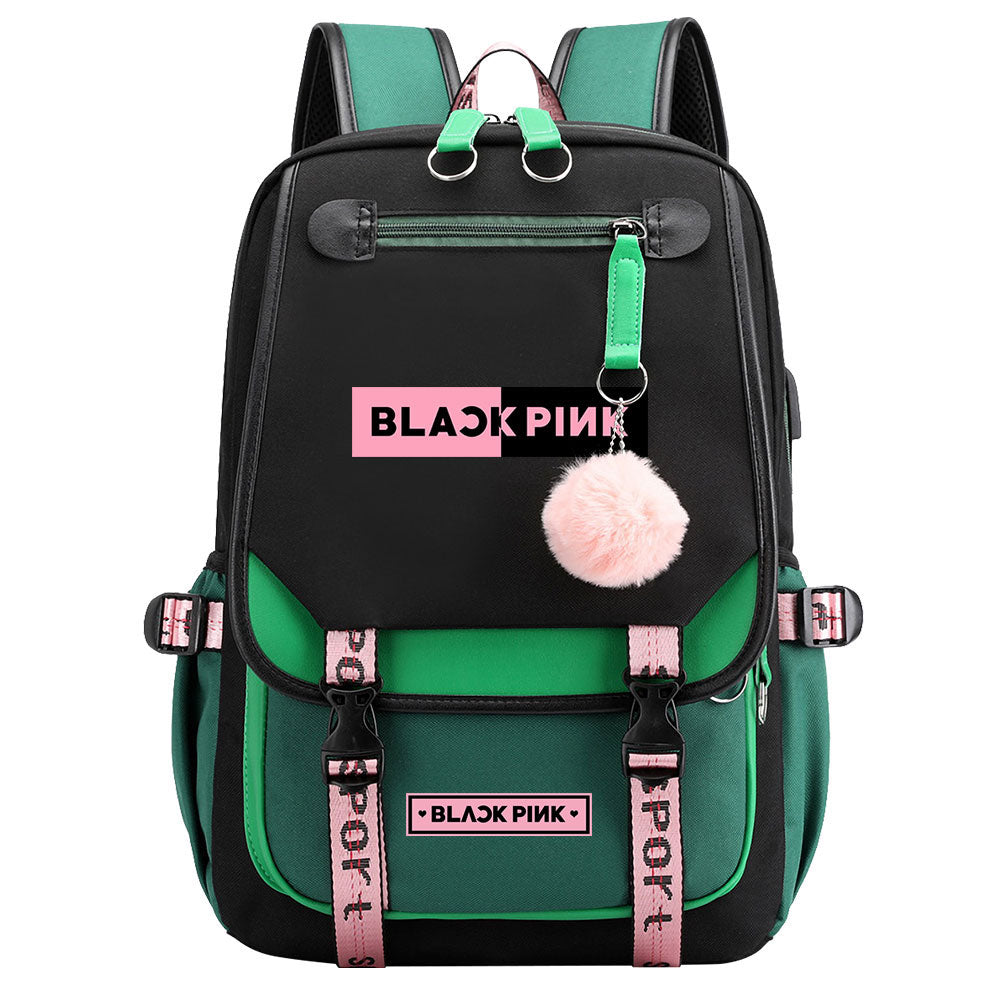 Blackpink Waterproof Backpack School Notebook Travel Bag