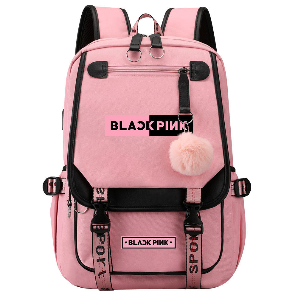 Blackpink Waterproof Backpack School Notebook Travel Bag