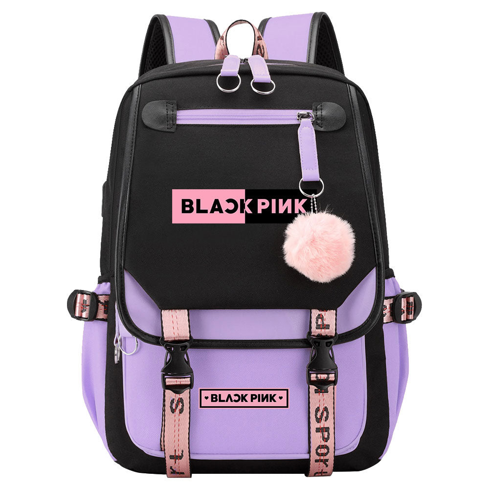 Blackpink Waterproof Backpack School Notebook Travel Bag