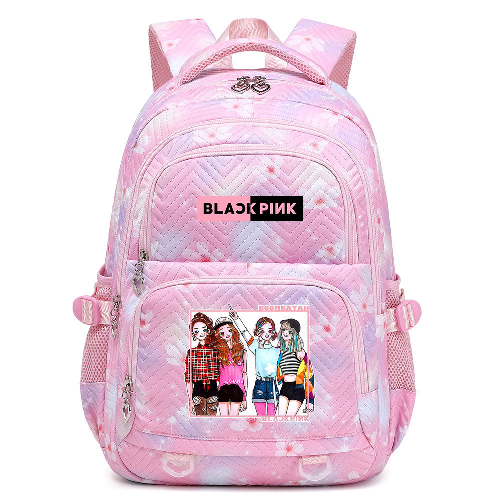 Blackpink Waterproof Backpacks Kids School Bags Teenagers Backpack