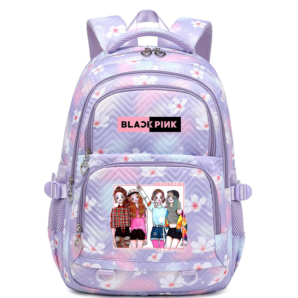 Blackpink Waterproof Backpacks Kids School Bags Teenagers Backpack