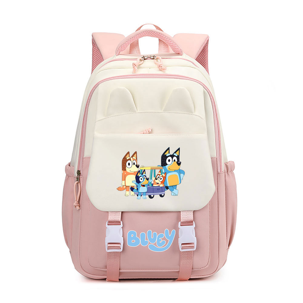 Bluey Waterproof Backpacks Kids School Bags Teenagers Backpack