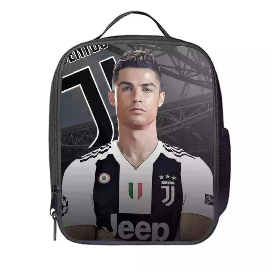 CR7 Football Ronaldo Lunch Box Bag Lunch Tote For Kids