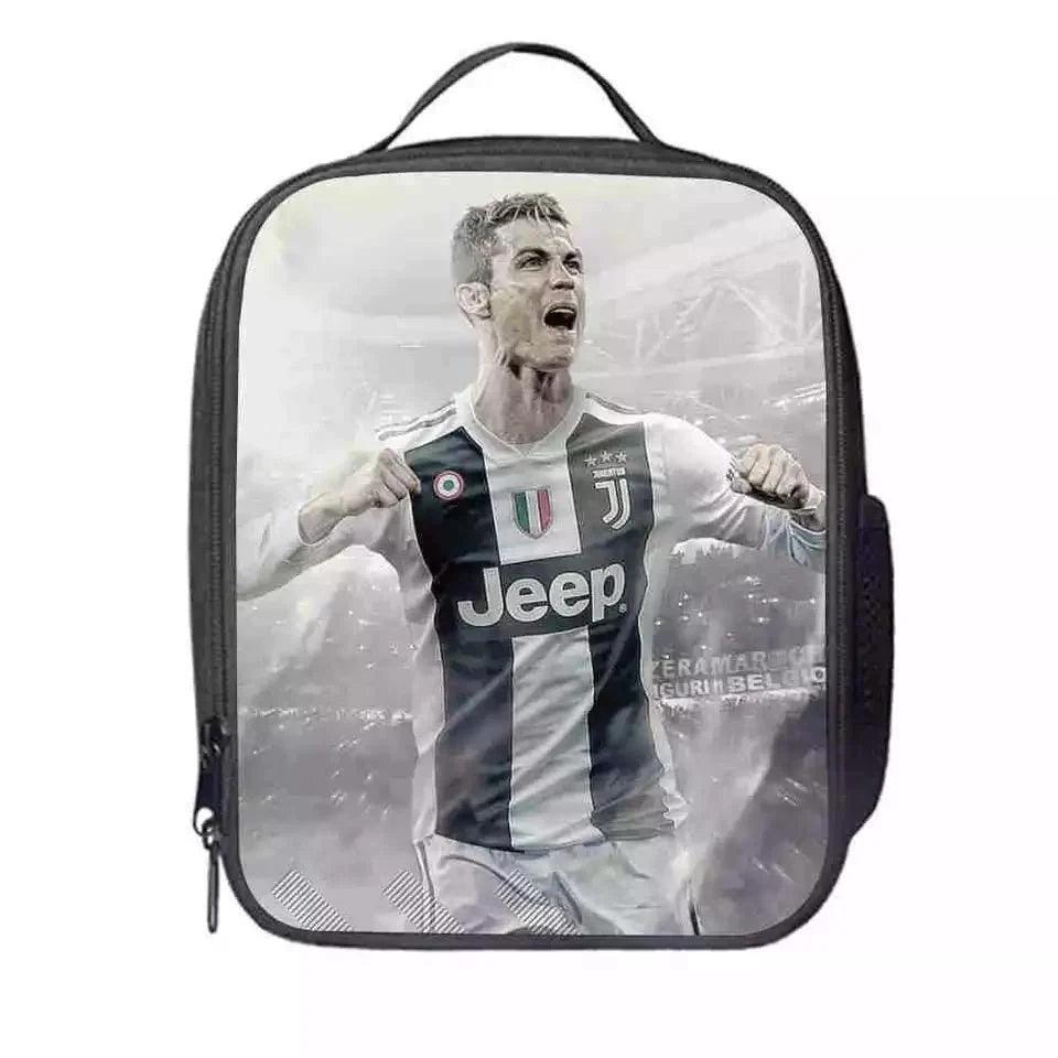 CR7 Football Ronaldo Lunch Box Bag Lunch Tote For Kids