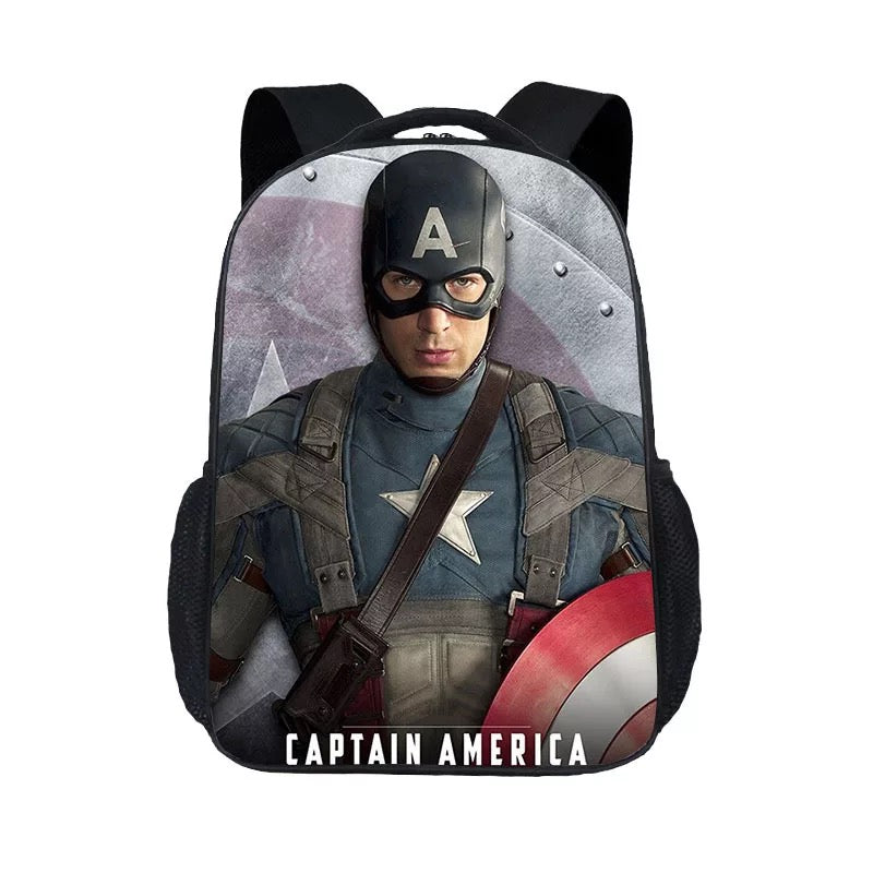 Captain America  Backpack School Sports Bag