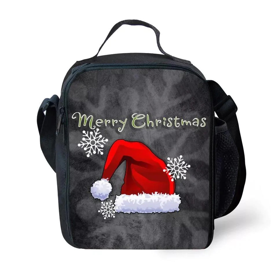 Christmas Lunch Box Bag Lunch Tote For Kids