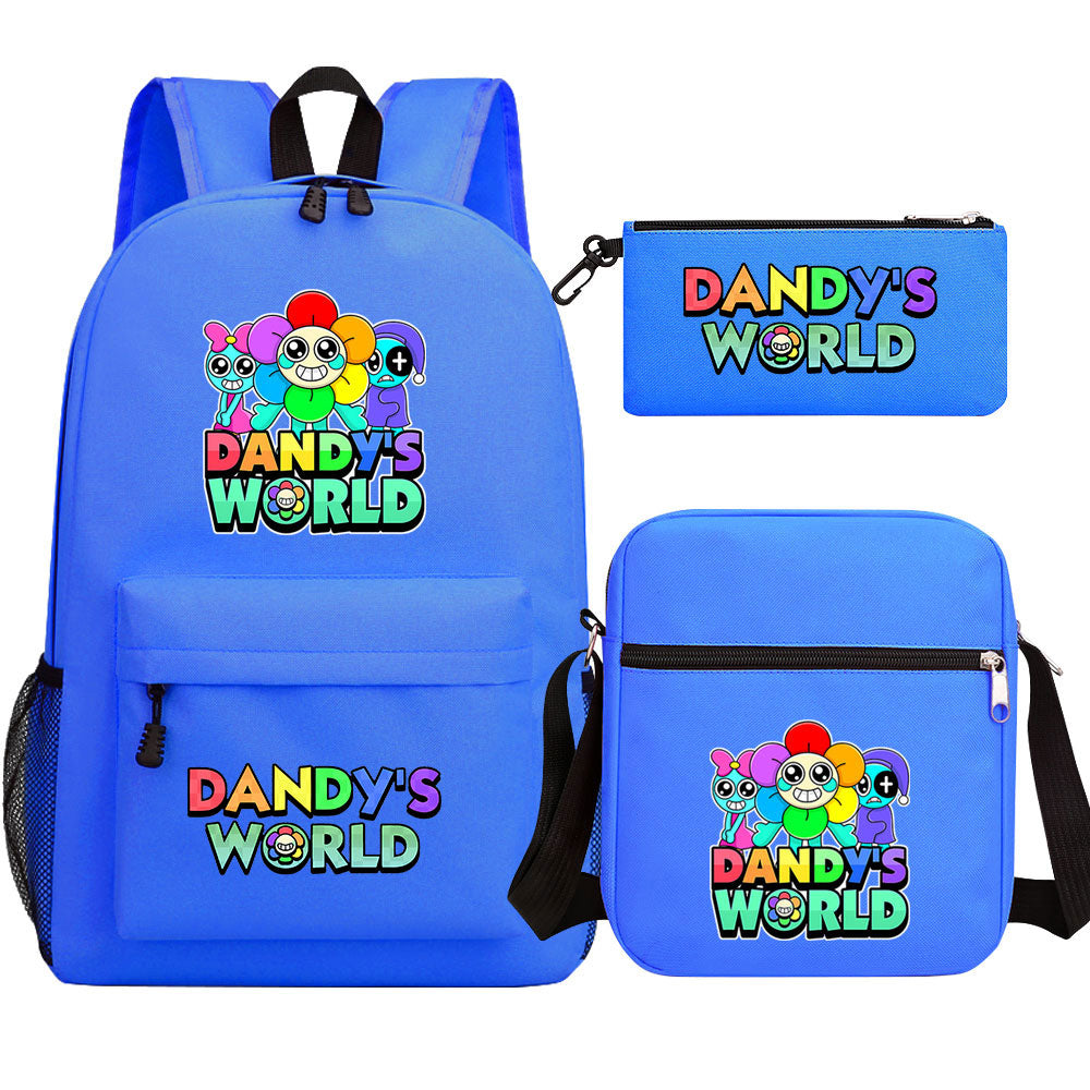 ‌Dandy's World SchoolBag Backpack Shoulder Bag Book Pencil Bags  3pcs Set