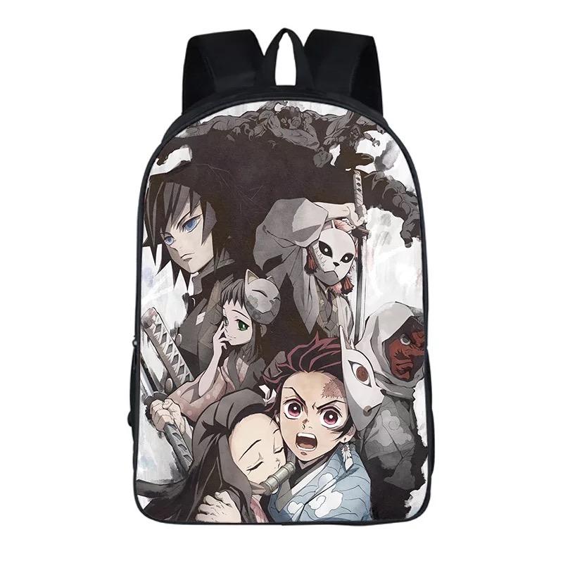 Demon Slayer Kimetsu no Yaiba Kamado Nezuko Backpack School Sports Bag