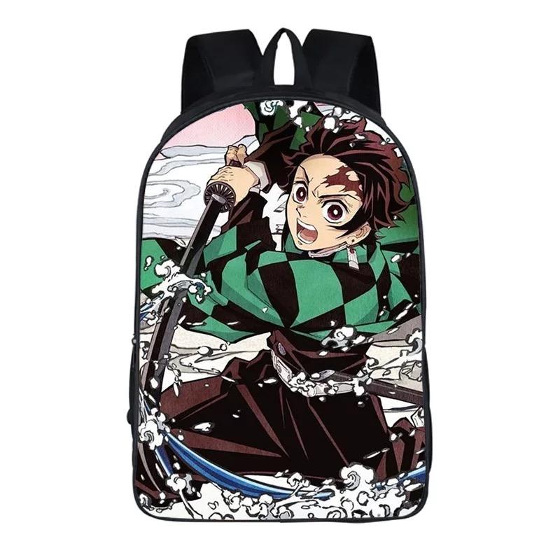 Demon Slayer Kimetsu no Yaiba Kamado Nezuko Backpack School Sports Bag