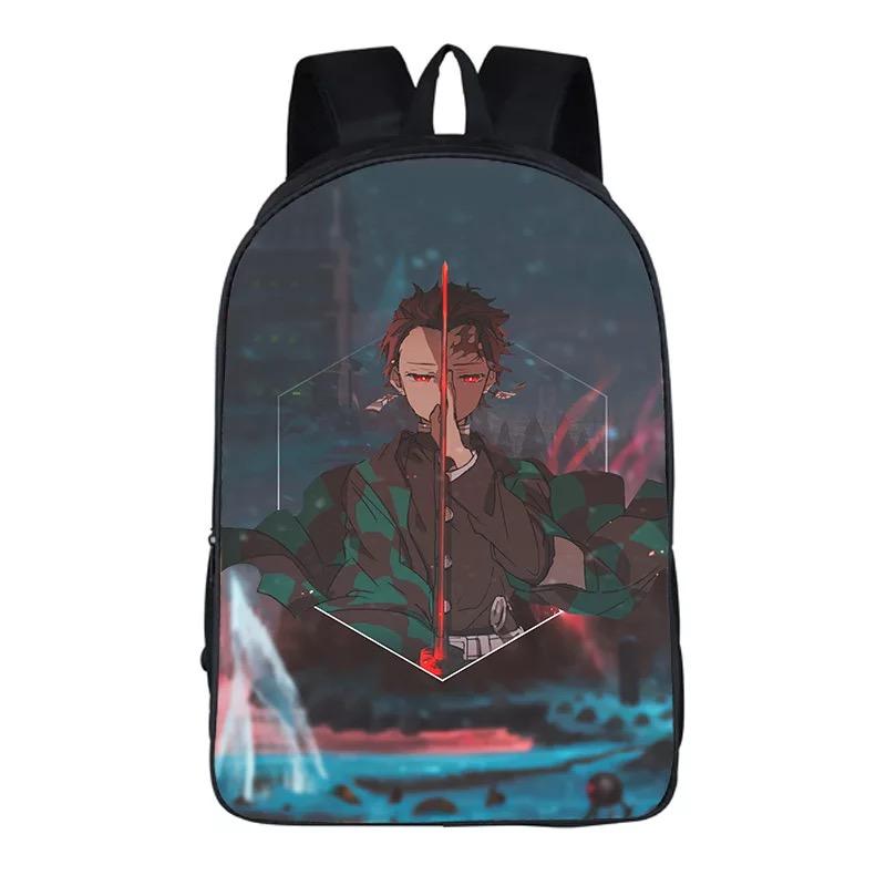 Demon Slayer Kimetsu no Yaiba Kamado Nezuko Backpack School Sports Bag