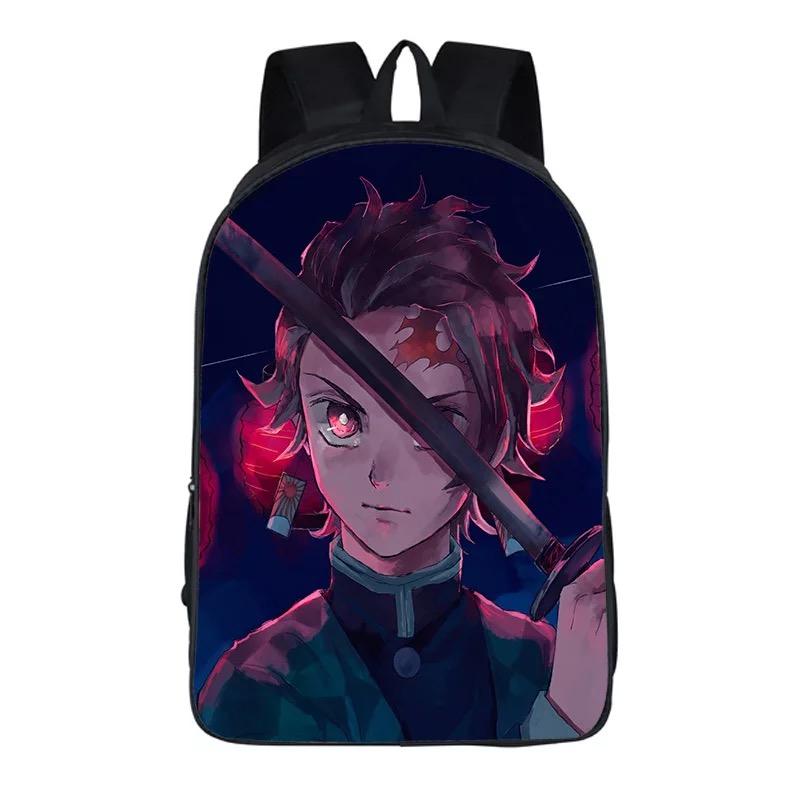 Demon Slayer Kimetsu no Yaiba Kamado Nezuko Backpack School Sports Bag