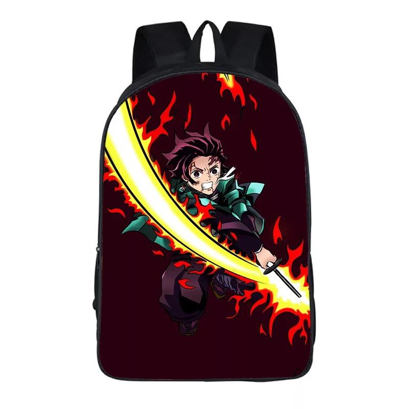 Demon Slayer Kimetsu no Yaiba Kamado Nezuko Backpack School Sports Bag