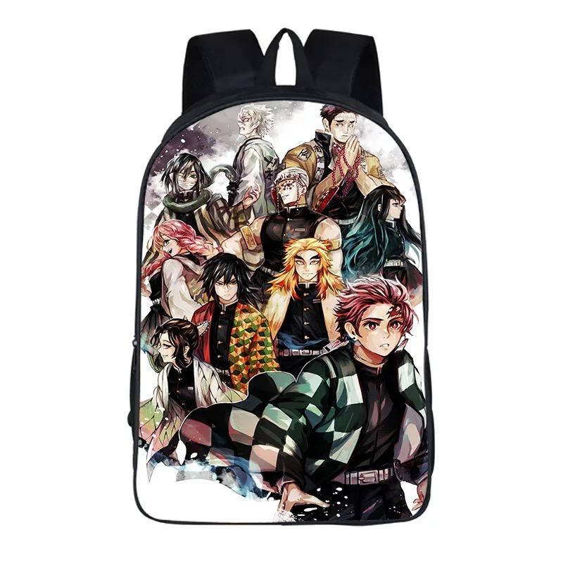 Demon Slayer Kimetsu no Yaiba Kamado Nezuko Backpack School Sports Bag