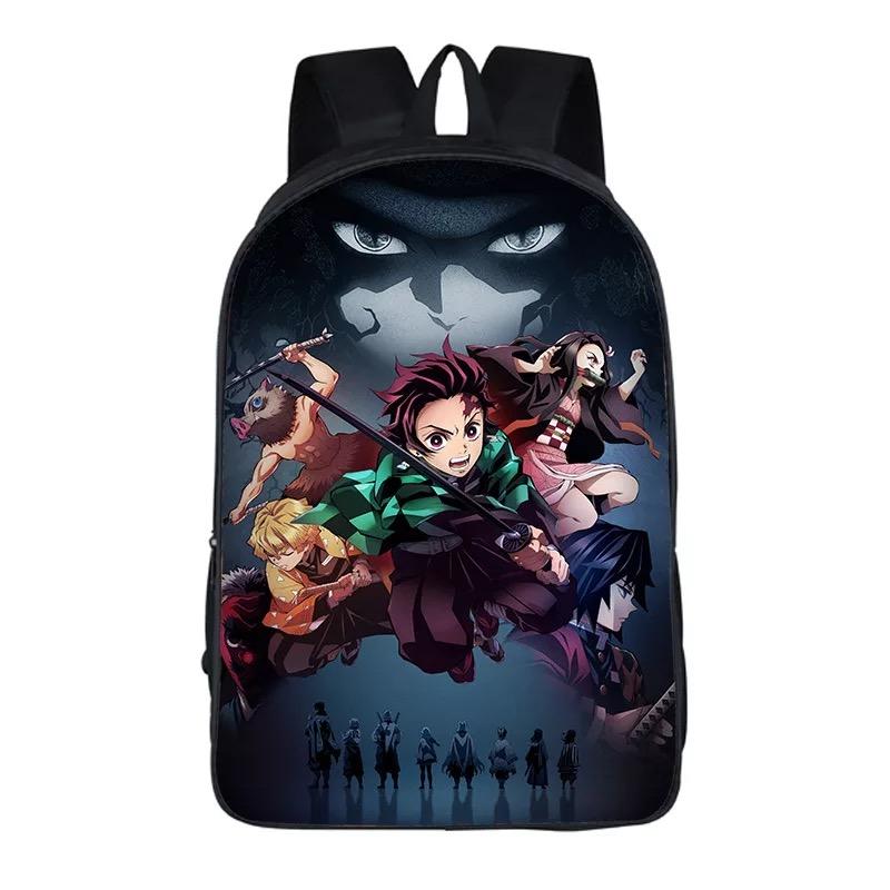 Demon Slayer Kimetsu no Yaiba Kamado Nezuko Backpack School Sports Bag