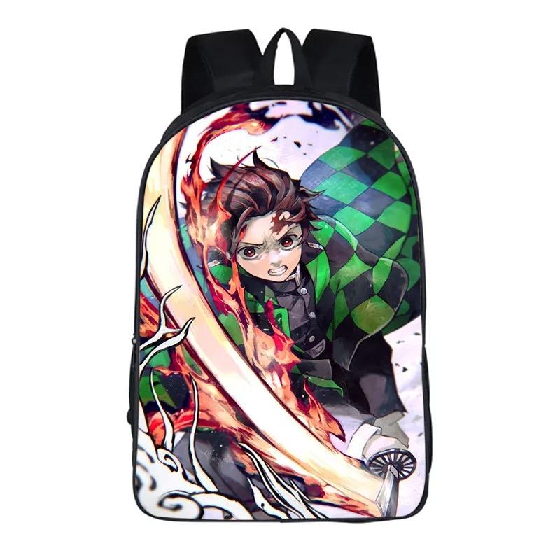 Demon Slayer Kimetsu no Yaiba Kamado Nezuko Backpack School Sports Bag