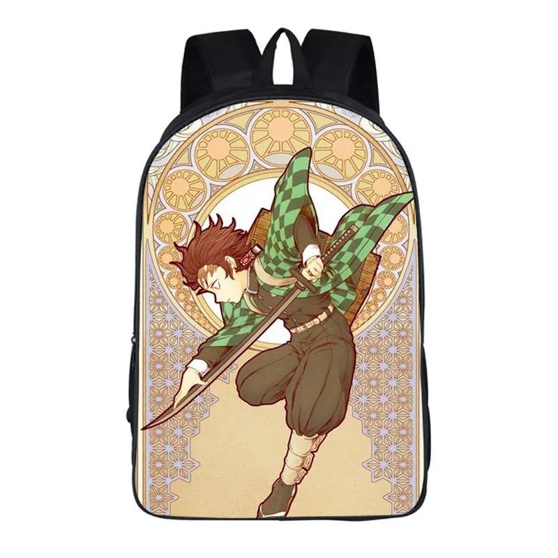 Demon Slayer Kimetsu no Yaiba Kamado Nezuko Backpack School Sports Bag