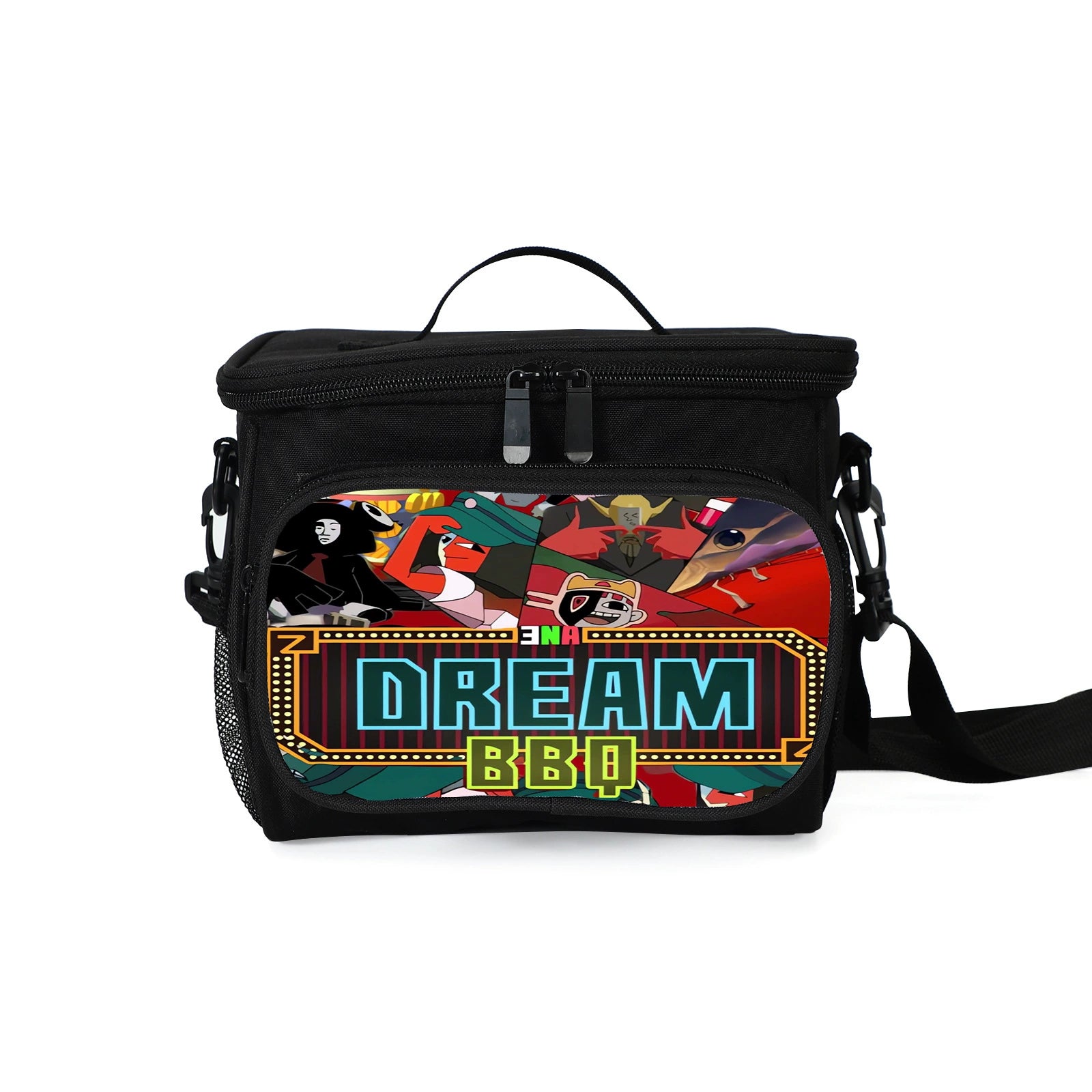 ENA Dream BBQ Portable Lunch Box School Tote Storage Picnic Bag