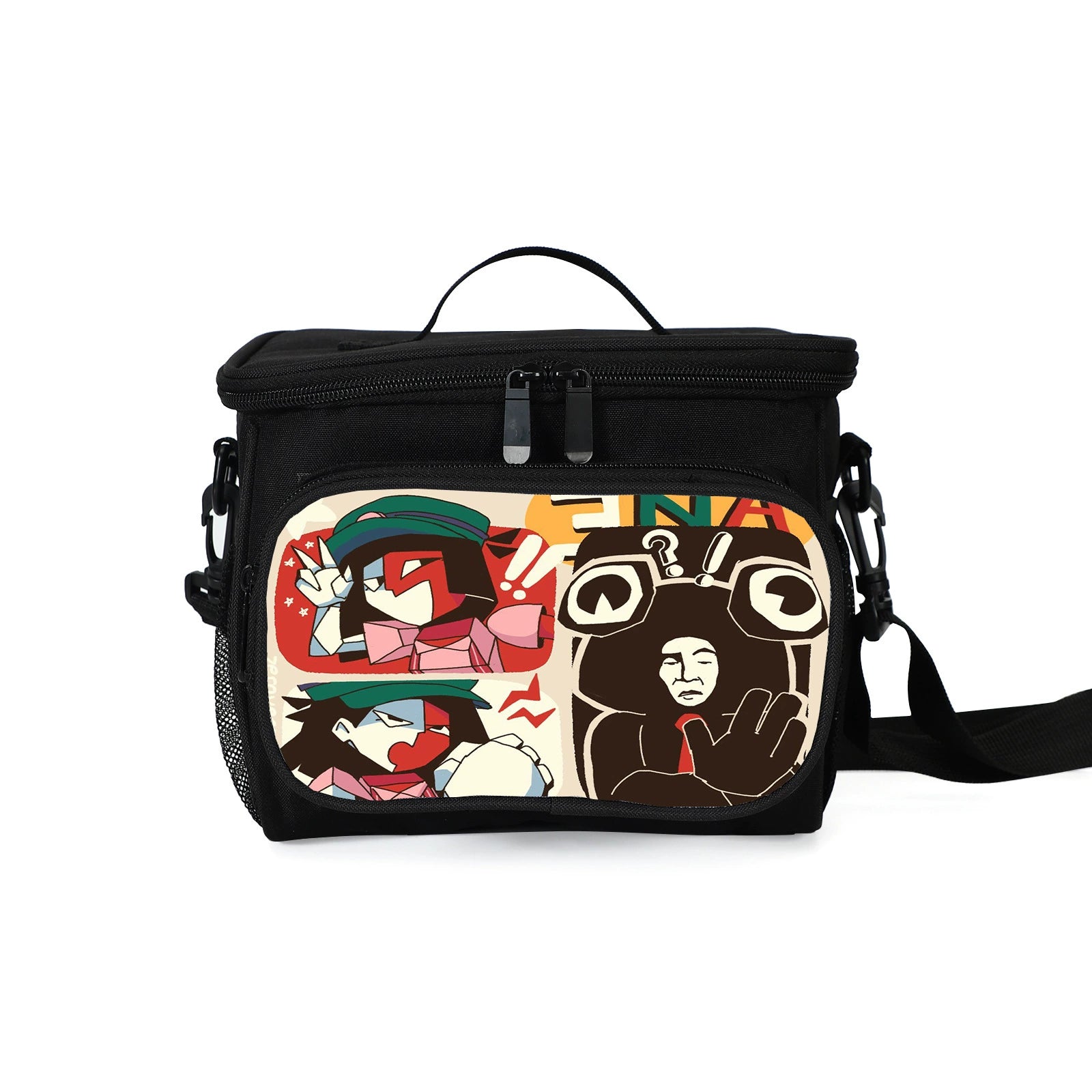 ENA Dream BBQ Portable Lunch Box School Tote Storage Picnic Bag