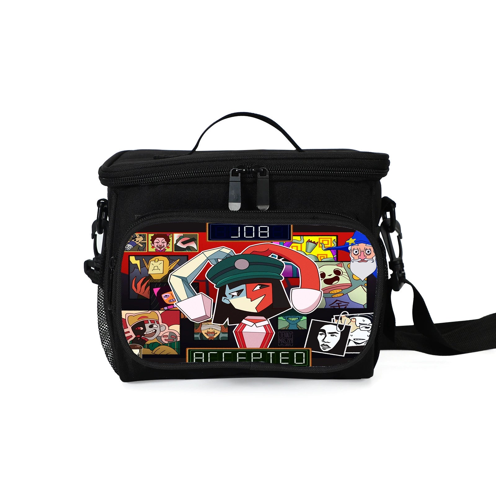ENA Dream BBQ Portable Lunch Box School Tote Storage Picnic Bag